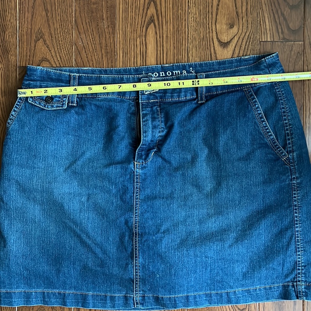 Denim Skort Size 12 - Picture 2 of 8